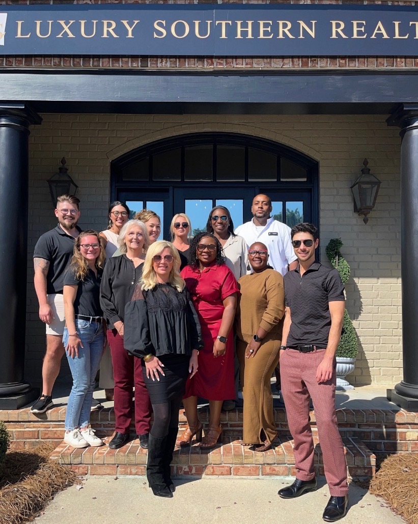 The Luxury Southern Realty team outside the Hattiesburg office